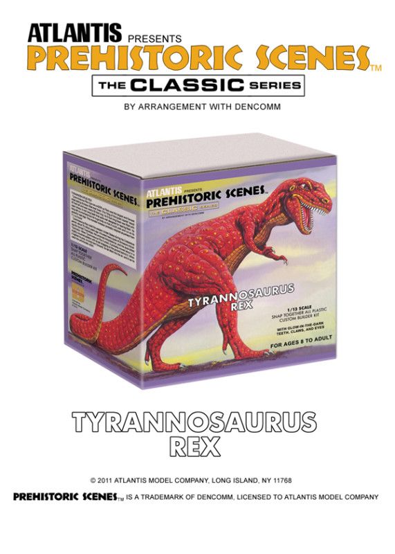 ATLANTIS 1/13 TYRANNOSAURUS REX 4001  