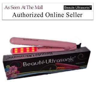 BEAUTE ULTRASONIC PINK REPAIR FLAT IRON  