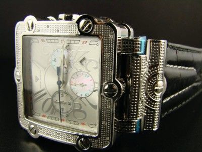 AQUA MASTER JOJO JOE RODEO TECHNO KC BIG DIAMOND WATCH  