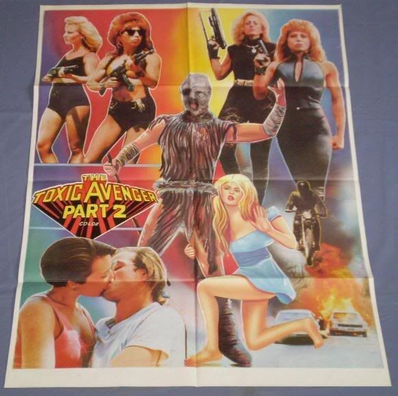 THE TOXIC AVENGER 2 *Org 1989 Pak 1 Sh* TROMA * HORROR  