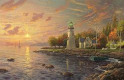 Thomas Kinkade SERENITY COVE Postcard NEW  