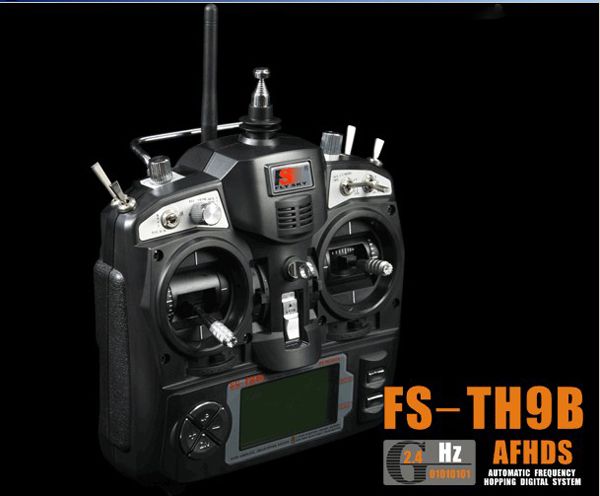   Upgrade FS TH9X B/TH9B 2.4G 9CH TX System transmitter + R8B RX  