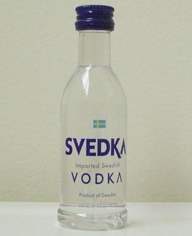 MINIATURE ~ SVEDKA Swedish VODKA   Collectible  