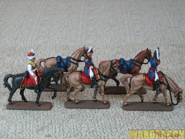 20mm Plastic Nap WDS painted French General Staff b99  