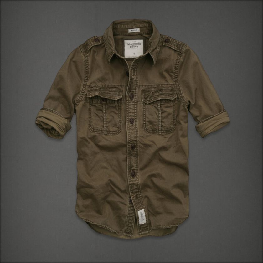 NWT Abercrombie A&F Mens BRADLEY POND Shirt $100  