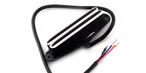 White Hot Rail Guitar Neck Pickup Double Coil Humbucker Strat Alnico 