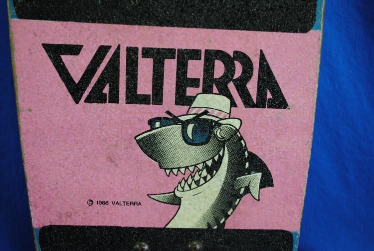 Vintage Valterra 1986 Land Shark Skateboard Old School  