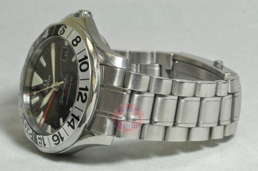 OMEGA SEAMASTER MENS 300M GMT 22345000 DIVERS  