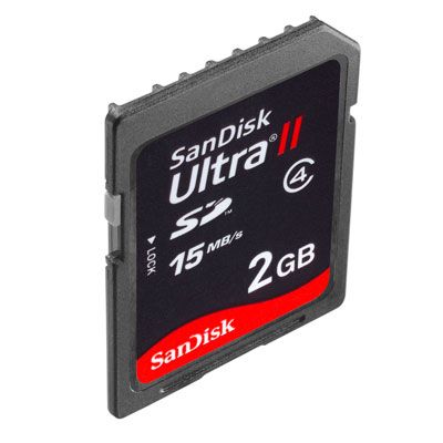 SANDISK SDSDH 002G A11 2gb ultra II secure digital card  