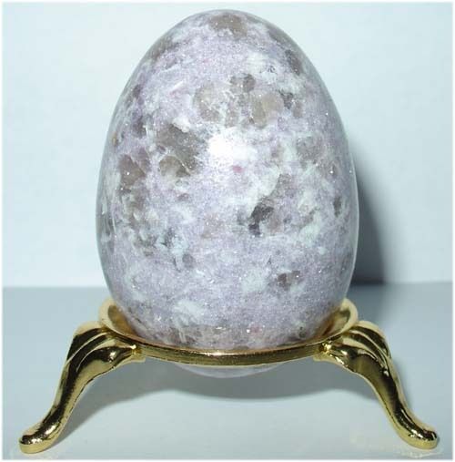 BRIGHT PURPLE LEPIDOLITE EGG. SIBERIA, RUSSIA. rare  