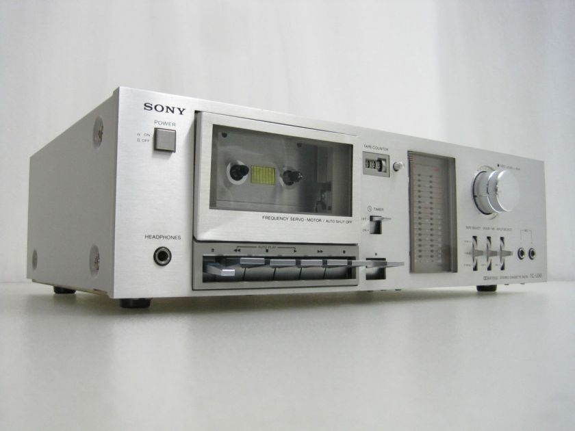 VINTAGE SONY SINGLE CASSETTE DECK PLAYER TC U30  