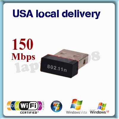   Wireless Adapters Wifi 802.11n/g/b LAN Card for Desktop/Laptop  