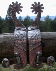 Spurs   SS Brushed Reining Spur (Ladies)  