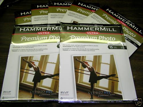 150 PREMIUM ULTRA Photo High Gloss Paper 8.5x 11 Inkjet  