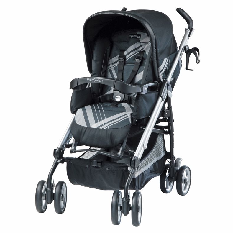   Perego Pliko SWITCH Classico Stroller GALA BLACK IPSH28US34DA01C ~NEW