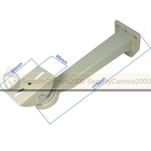   Alloy Wall Mount Bracket for CCTV Camera 360°pan rotation  