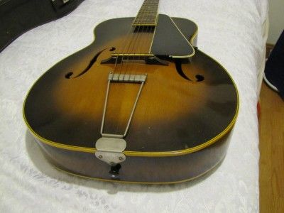   RARE 1940S HARMONY ARMSTRONG DANSANT SEMI HOLLOW BODY ACOUSTIC GUITAR