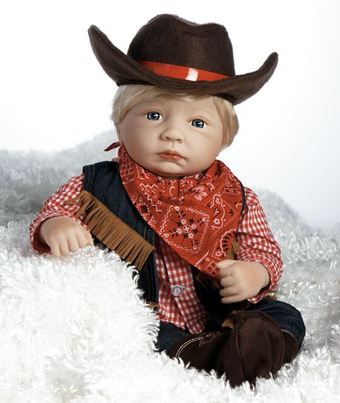 Lil Cowboy   19 Inch Boy Doll in Vinyl  