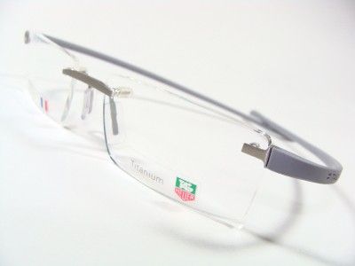 TAG HEUER EYEGLASSES 3101 TITANIUM GREY SILVER NEW AUTHENTIC  