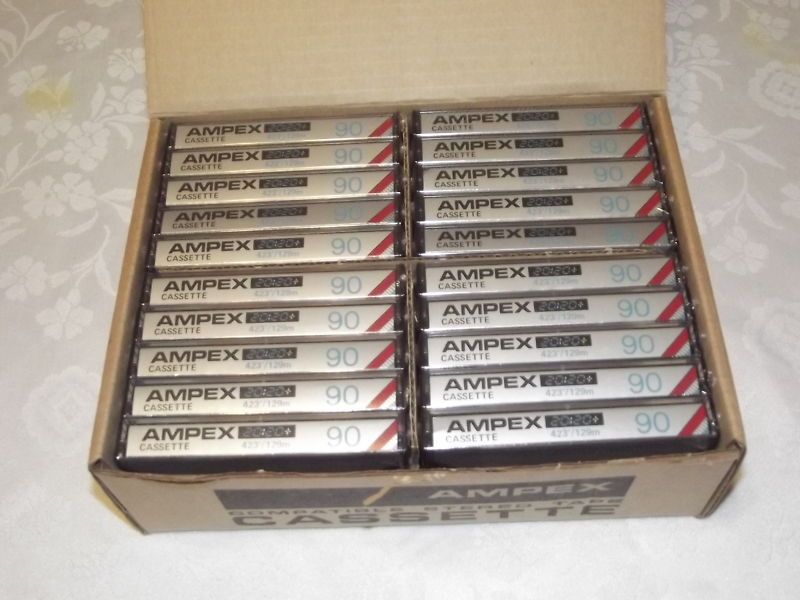 20 AMPEX 2020 90min NEW Cassette Tapes Factory Sealed  