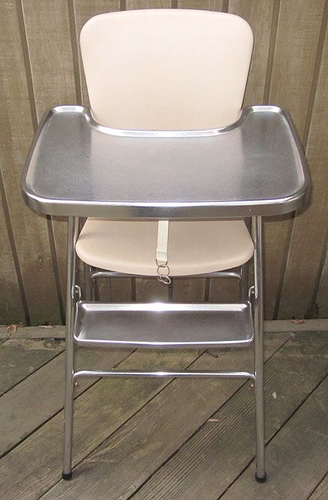 1950s Cosco Metal Vintage Baby High Chair (CLEAN SHAPE  