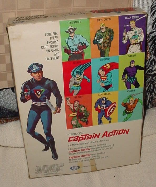 1966 CAPTAIN ACTION BATMAN MIB/MOC RARER RING BOX VERSION  