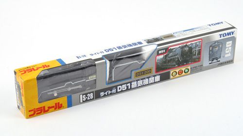 TOMY PLARAIL S 28 D51 LOCOMOTIVE TRAIN WITH LIGHT  