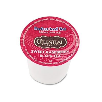 Celestial Seasonings Raspberry Iced Tea K Cups   GMT6824  