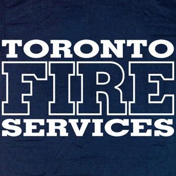 Toronto Fire Services Firefighter Canada T shirt XL  