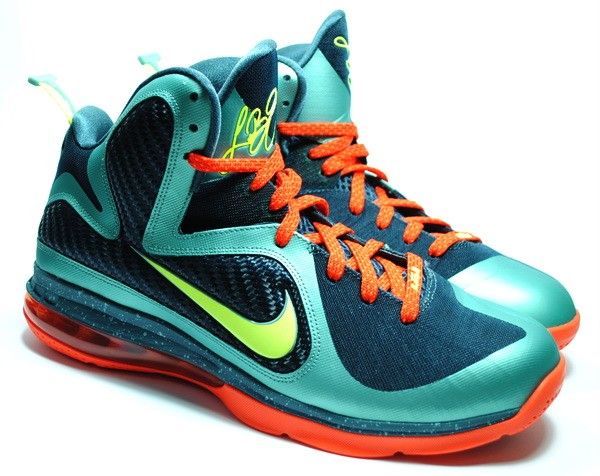 Nike Lebron James 9 Cannon Miami Hurricanes  