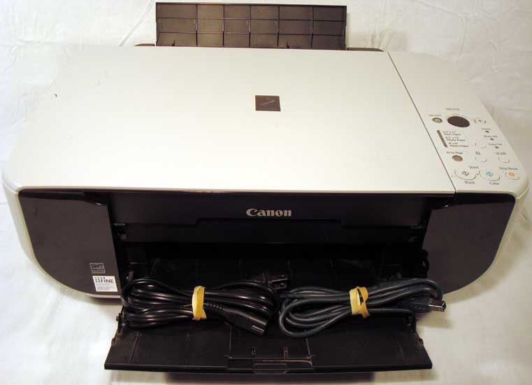Canon PIXMA MP210 All In One Color Inkjet Photo Printer Scanner Copier 
