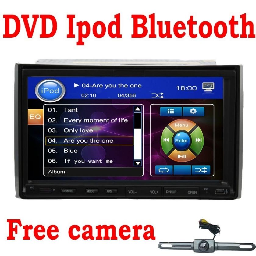 Versio 2 Din 7 In Dash Car Stereo DVD CD Player Touch Screen Ipod 