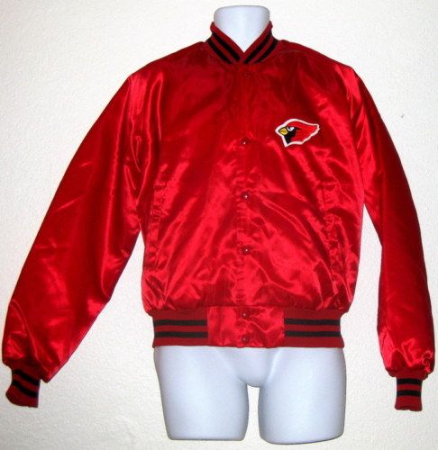 ST LOUIS CARDINALS NFL 1980s CHALK LINE JACKET LARGE VG  