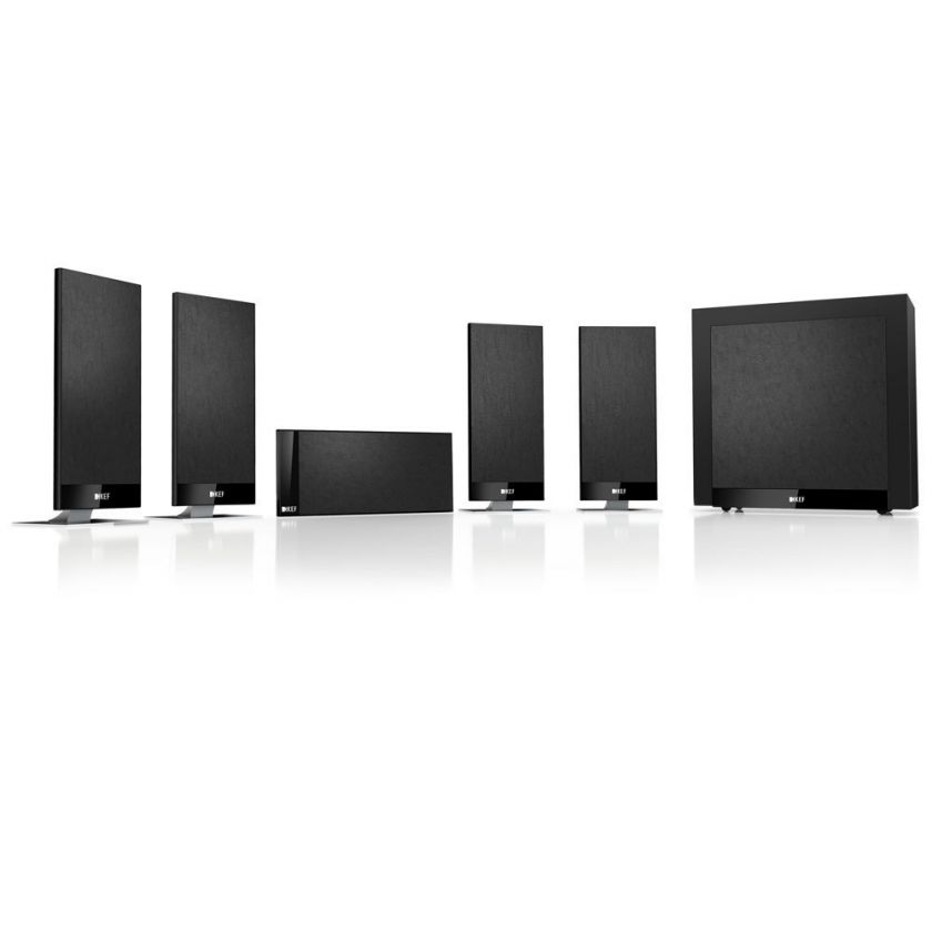 KEF T105 5.1 Channel Ultra Thin Home Theater Speaker System 