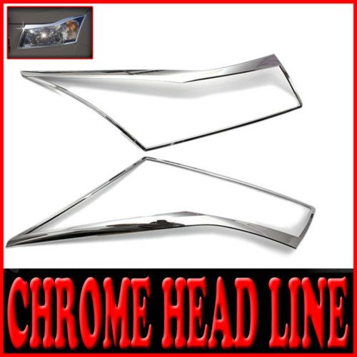 08 11 Chevy Cruze Chrome Head Light Lamp Trim 2P  