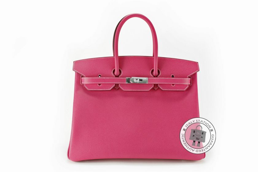 MPRS (NEW) HERMES CANDY BIRKIN ROSE TYRIEN EPSOM 35 BAG PHW  