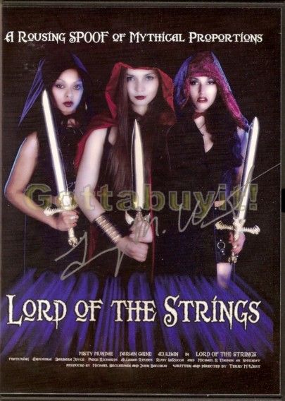 LORD OF THE G STRINGS (DVD) SIGNED w/COA   MISTY MUNDAE  