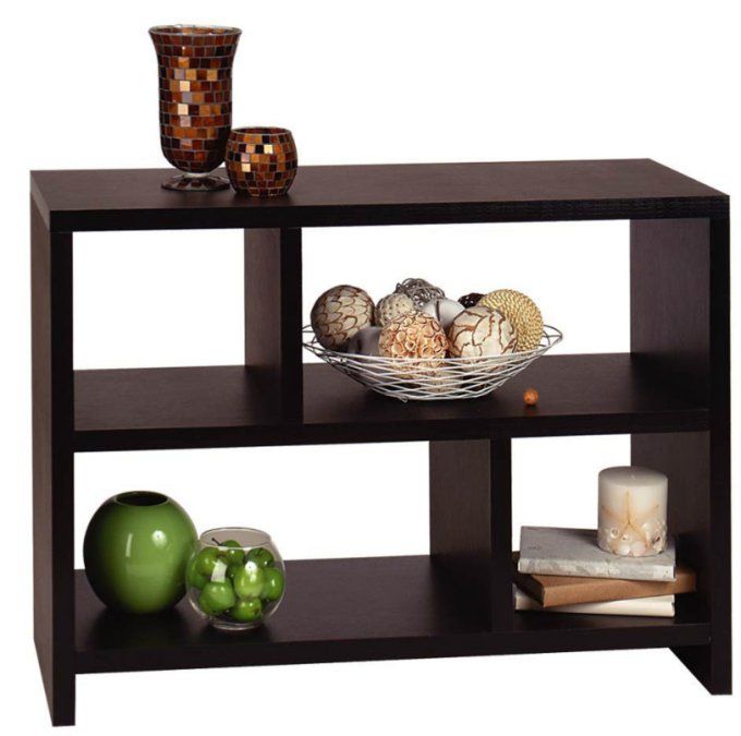 Northfield Modern Espresso Wood Console Sofa Table 095285408238  