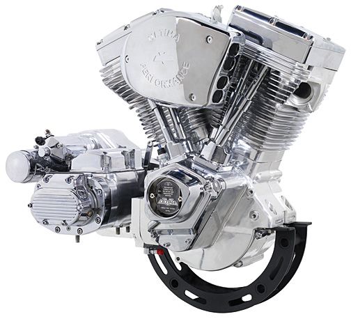 ULTIMA ENGINE 120 CI V TWIN 4 HARLEY MOTORCYCLE POLISHE  