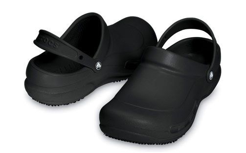 NWT Crocs Bistro Slip Resistant Medical Restaurant Work Clog Black 6 