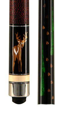   S34 Star Buck Deer Pool Billiards Cue Stick 812351010863  