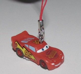 DISNEY LIGHTNING MCQUEEN CARS Cell Phone Purse Zipper Charm Dangle NEW 