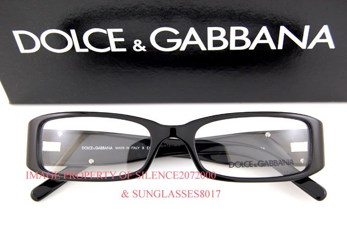 Brand New Dolce & Gabbana Eyeglasses Frames 3044B 501 BLACK 100% 