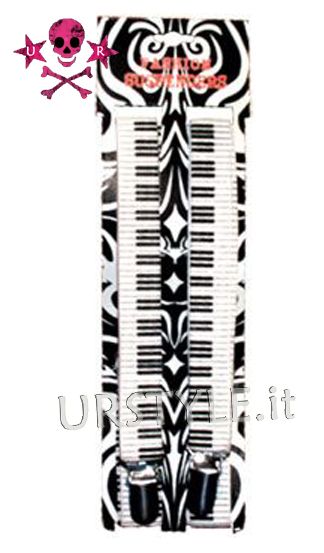 CRAVATTA NOTE MUSICALI EMO PUNK ROCK MUSIC NOTES TIE  