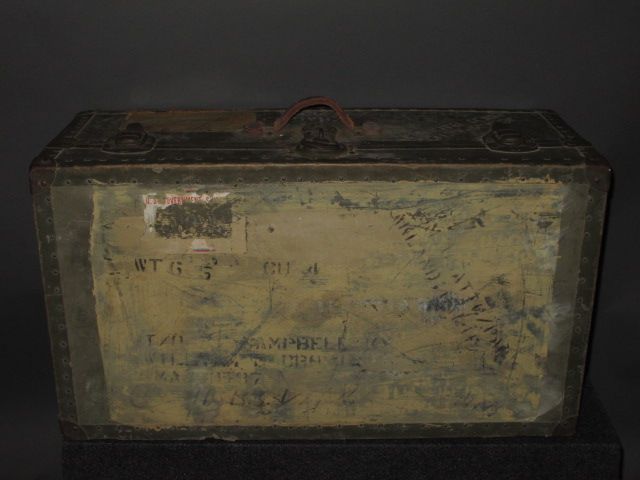 Vintage WWII/Korean War Era Army Officers Footlocker Trunk  