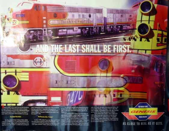 Poster   Athearn Genesis F Series 1998  