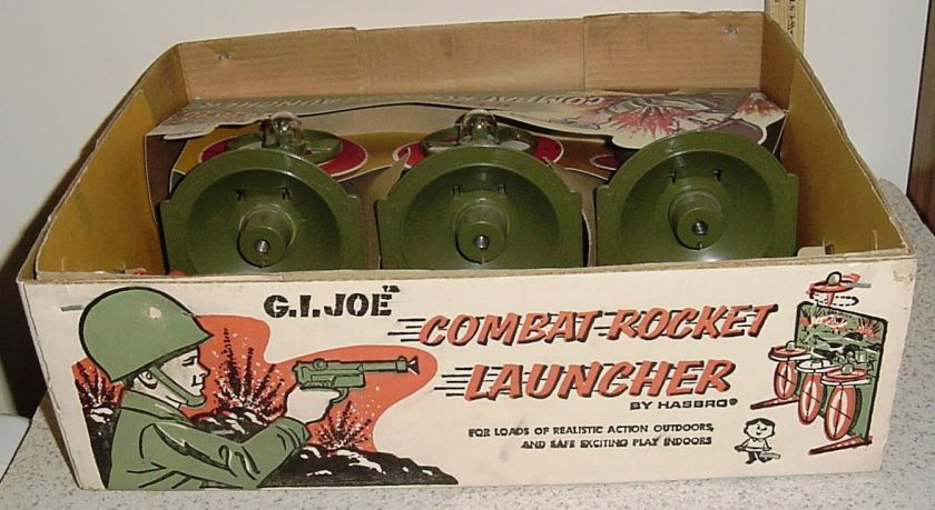 RAREST VINTAGE HASBRO GI JOE TOY EVER COMBAT ROCKET LAUNCHER DART GUN 