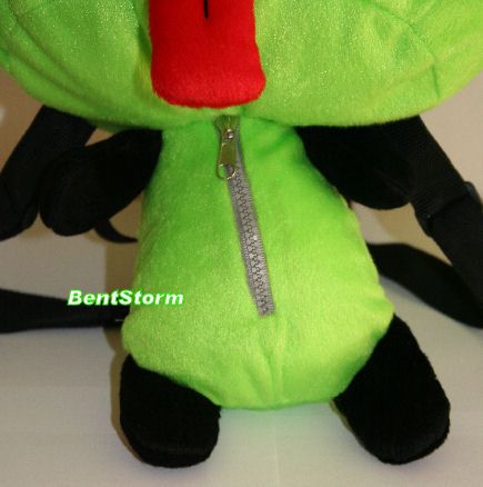   INVADER ZIM DOG EARS & TAIL SUIT GIR PLUSH CLASSIC BACKPACK BAG  