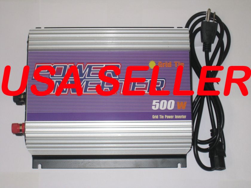 500W WATT Wind Turbine Generator Grid Tie Inverter DC22 60V AC110V 