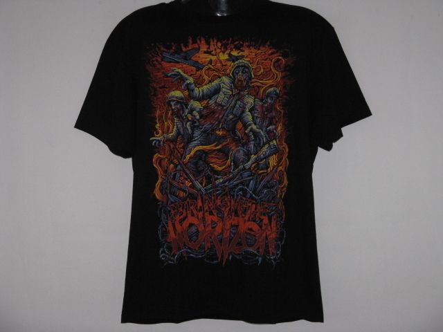 BRING ME THE HORIZON DEATHCORE Zombies T Shirt Size XL  